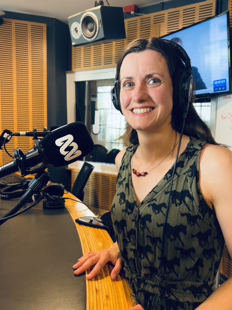 In the ABC Newcastle Drive studio